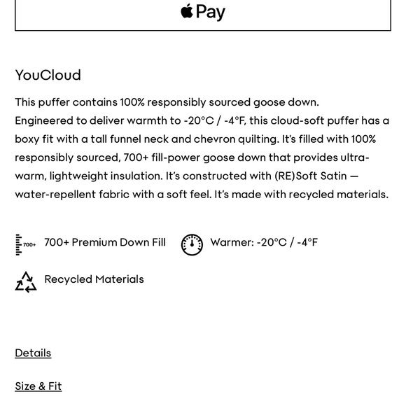 Aritzia Wilfred Cloud Puff Coat - Picture 10 of 11